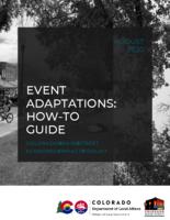 Event adaptations how-to guide : Colorado Main Street economic impact toolkit