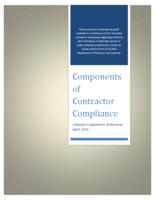 Components of contractor compliance