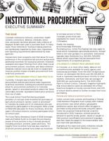 Institutional procurement executive summary