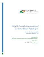 COACT Colorado Communities of Excellence project wide report