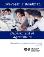 Five-year IT roadmap, Department of Agriculture : aligning business goals with technology forecasts