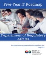 Five-year IT roadmap, Department of Regulatory Affairs : aligning business goals with technology forecasts