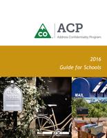 ACP Address Confidentiality Program 2016 guide for schools