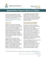 Medicaid waiver programs: waivers for children