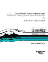 Use of GIS modeling techniques as a planning tool for establishment of wetlands as nitrate and pesticide removal facilities