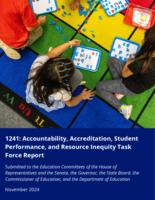 1241: Accountability, Accreditation, Student Performance and Resource Inequity Task Force report