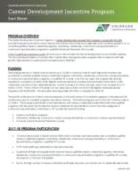 Career Development Incentive Program fact sheet