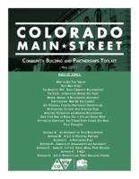 Colorado Main Street Program community building and partnerships toolkit