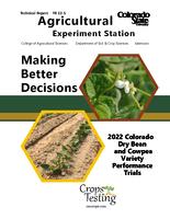 2022 Colorado dry bean and cowpea variety performance trials