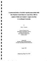 A post-evaluation of rainfall reports associated with the Pawnee Creek flood of July 29-30, 1997 in eastern Weld and western Logan counties in northeast Colorado