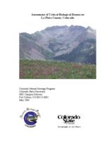 Assessment of critical biological resources, La Plata County, Colorado