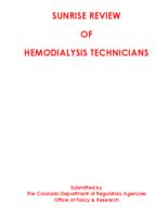 Sunrise review of hemodialysis technicians