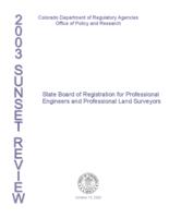 State Board of Registration for Professional Engineers and Professional Land Surveyors