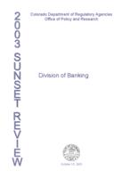 Division of Banking