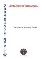 Compliance Advisory Panel