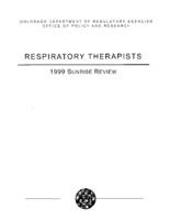 Respiratory therapists : 1999 sunrise review
