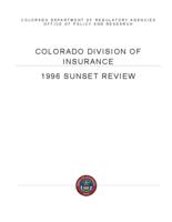 1996 sunset review, Colorado Division of Insurance