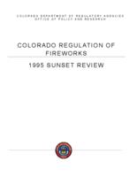 1995 sunset review, licensing related to fireworks
