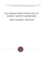 1995 sunset review, registration of direct entry midwives