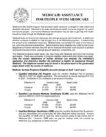 Medicaid assistance for people with Medicare