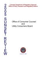 Office of Consumer Counsel and the Utility Consumers Board
