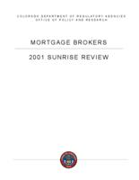 Mortgage brokers : 2001 sunrise review