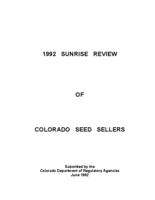 1992 sunrise review of Colorado seed sellers
