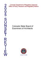 Colorado State Board of Examiners of Architects