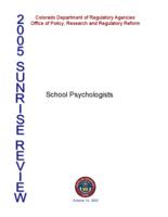 School psychologists