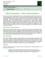 Safe communities--safe schools initiative