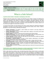What is a safe school?