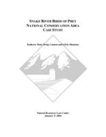 Snake River Birds of Prey National Conservation Area case study