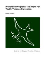 Prevention programs that work for youth : violence prevention