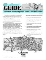 Homeowner's guide, alternative pest management for the lawn and garden