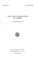 Ants and their relation to aphids