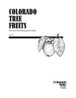 Colorado tree fruits : pest and crop management guide