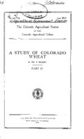 A study of Colorado wheat