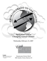 From Colorado to the clouds : agriculture and a changing global climate