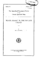 "Black alkali" in the San Luis Valley