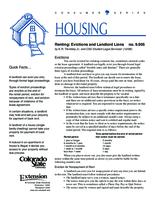 Renting. Evictions and landlord liens