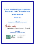 The State of Colorado's talent development : competing in the 21st century economy