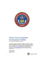 Winter storm appendix development toolkit for health care facilities in Colorado