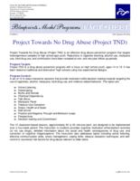 Project Towards No Drug Abuse, Project TND