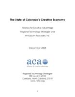 The state of Colorado's creative economy