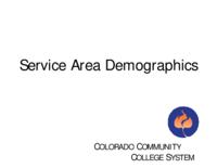 Service area demographics