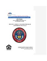 Housing choice voucher program administrative plan