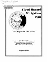 Canon City flood hazard mitigation plan