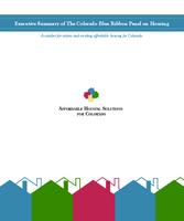 Executive summary of the Colorado Blue Ribbon Panel on Housing