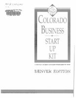Colorado business start up kit Denver edition