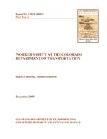 Worker safety at the Colorado Department of Transportation